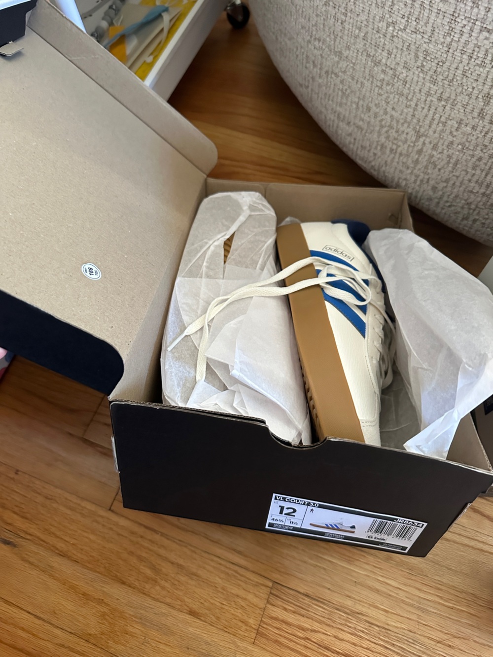 adidas men VL Court 3.0 Shoes - Picture 4 of 5